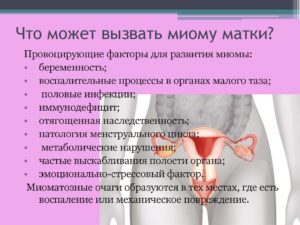 Может ли быть температура при миоме матки