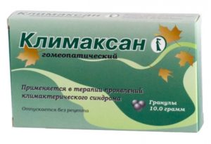 Гомеопатический препарат Климаксан