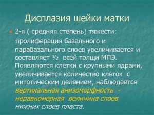 Дисплазия 2 степени