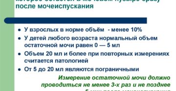 Остаточная моча в мочевом пузыре у женщин